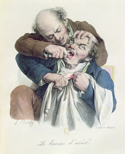 The Steel Balm, engraved by Francois Seraphin Delpech, c.1826 by Louis Leopold Boilly